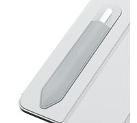 MoKo Portapenne Adesivo Adatto per Apple Pencil PRO/USB-C, Apple Pencil di 1a/2a Gen., Tasca Elastica per Penna Custodia Adesiva Attaccata alla Custodia Pad per Penne Stilo,Grigio Argento