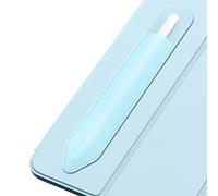 MoKo Portapenne Adesivo Adatto per Apple Pencil Pro/USB-C, Apple Pencil di 1a/2a Gen., Tasca Elastica per Penna Custodia Adesiva Attaccata alla Custodia Pad per Penne Stilo,Cielo Blu