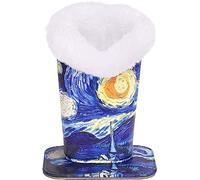 MoKo Supporto per Occhiali, Holder Moderna, Custodia in Similpelle Esterna e Peluche Interna, AntiGraffio & A Prova di Polvere Stand Case per Occhiali, Occhiali da Sole, Notte Stellata