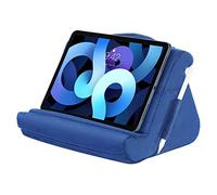 MoKo Supporto per Tablet da 4,7"-12,9", Cuscino Supporto per Tablet Compatibile con Galaxy Tab S9/S9+, iPad 10,2 2022/iPad Air 5 4 3/iPad PRO, iPhone 13 PRO Max, E-Reader, Supporto in Spugna, Blu
