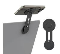 MoKo Supporto Tablet in Alluminio, Supporto Cellulare con Attacco Magnetico Adesivo Angolazione Regolabile 360° Accessori Tablet Laptop, Cellulare Telefono, Supporto Magnetico per Cellulare - Nero