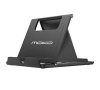 MoKo Supporto Tablet/Telefono, Supporto Pieghevole, iPhone 17/Air/Pro/Pro Max, iPhone 16/Pro/Pro Max/Plus, iPhone 15/Pro/Pro Max/Plus, iPhone 14/Pro/Pro Max/Plus, iPad Air 5 10.9, iPad 9 Mini 6, Nero