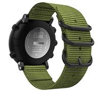 MoKo Suunto Core Cinturino, Morbido Braccialetto Regolabile in Nylon + Connettore Metallico con Fibbia Classica per Suunto Core - Esercito Verde