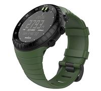 MoKo Suunto CORE Watch Cinturino, Braccialetto di Ricambio in TPU Morbido con Gancio Metallico con Connettore Biella per Suunto CORE Smart Watch, per Polso 5.51"-9.06" (140mm-230mm), Verde Scuro