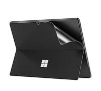 MoKo Tablet Back Skin Stick Decal for Microsoft Surface PRO 11 /Surface PRO 10 / PRO 9 / PRO 8 13-inch Tablet, PU Leather Protective Decal Body Skin Cover for Surface PRO 11/10, Black