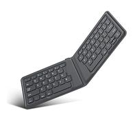 MoKo Tastiera universale pieghevole, ultra-sottile, portatile, ricaricabile, wireless, Bluetooth, per iPad, iPhone, compatibile con iOS, Android e Windows, tablet, smartphone, dispositivi portatili,