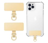 MoKo Toppa per cordino cellulare in metallo 360°, set da 2