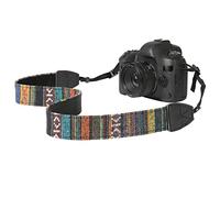 MoKo Tracolla Fotocamera, Cinghia a tracolla in Tela Cotone Intrecciata con Fibbie regolabili, Accessori Fotocamere, videocamere Tracolla per Fotocamere Digitali DSLR - Multicolori