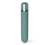 MoKo Universale Porta-stilo, Custodia Protettiva Silicone Adesivo Riutilizzabile Compatibile con Pencil Pro&1a&2a Gen&USB-C e Stili Dimensioni Simili, Attaccata alla Custodia per Pencil, Verde Notte