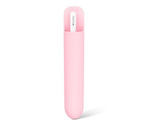 MoKo Universale Porta-stilo, Custodia Protettiva Silicone Adesivo Riutilizzabile Compatibile con Pencil Pro&1a&2a Gen&USB-C e Stili Dimensioni Simili, Attaccata alla Custodia per Pencil, Sakura Rosa