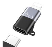 MoKoAdattatore da USB C a Lighting per DJI Mic Mini, Adattatore Lightning a USB C Cuffie per Apple Earpods/iPhone 14/13/12/11/Ricevitore Microfono Wireless, Supporto di Ricarica - 1 Pezzo