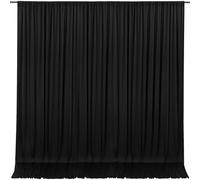 MoKoHouse Tende nere da 3 m x 2,4 m, per sfondo di Halloween, tessuto spesso e solido, 2 pannelli, 1,5 x 2,4 m