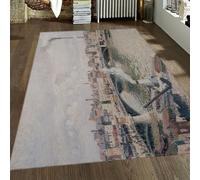 MOKOSAISE Famoso Stile Dipinti Area Tappeto Le Pont Neuf Morbido Confortevole Rettangolo Antiscivolo Tappeto Interno per Soggiorno Home Office Studio 120x180cm