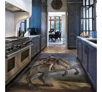 MOKOSAISE Retro Famoso Pittura Stampe Area Tappeti Zerbino Il Ritratto Equestre di Filippo Modello Tappeti Morbidi per Camera Da Letto Soggiorno Casa 160x200cm