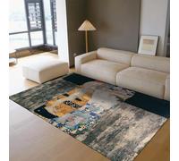 MOKOSAISE Simbolismo Tappeti per il soggiorno 200x300cm Astratti lavabili Le tre età della donna Tappeto stampato per sala da pranzo Camera da letto Nursery Home