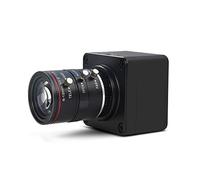 MOKOSE Fotocamera USB 4K a 30 fps con obiettivo manuale varifocale da 6-12 mm Webcam UVC Free Drive compatibile con Windows Mac OS X Linux