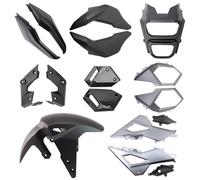 Mokuo Kit Carenatura Moto Compatibile con Honda Grom MSX 125 2017-2020 Nero
