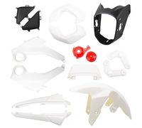 Mokuo Motorcycle Fairing Kits Compatible with Honda Grom MSX 125 2013-2016,White Color