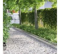 Mokuyary 30 pezzi in argento, 103 x 0,05 x 22 cm, bordo da giardino, recinzione da erba, montaggio facile per massello, orto, vialetto, prato aiuola -B