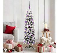 Mokuyary Albero di Natale artificiale con 150 LED con supporto verde, 150 cm, facile da montare, per soggiorno e feste, tipo 13