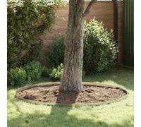 Mokuyary Bordatura per prato, 4 pezzi, argento, 450 x 0,05 x 15 cm, bordo da giardino, recinzione da erba, montaggio facile per massello, orto, vialetto, prato aiuola -B