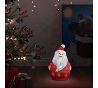 Mokuyary Catena di luci a LED in acrilico, per interni ed esterni, 28 cm, USB, impermeabile, per albero di Natale