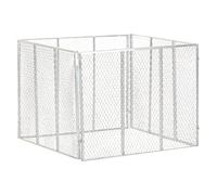 Mokuyary Composter da giardino 100x100x77 cm Ferro zincato Esterno | Vassoio per compost per rifiuti, Orto