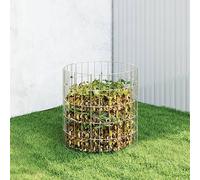 Mokuyary Composter da giardino Ø50 x 50 cm Acciaio zincato Esterno
