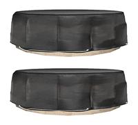 Mokuyary Coperture per isola lounge, 2 pezzi, 8 occhielli, diametro 188 x 50 cm, rotonde, antivento, per tavolo da giardino, gruppo di sedute, mobili da terrazza, mobili in rattan