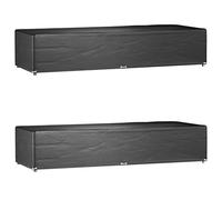 Mokuyary Coperture per lettino prendisole, 2 pezzi, 12 occhielli, 205 x 75 x 40 cm, per sedia a sdraio