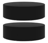 Mokuyary Coprisedili per salotto da giardino, 2 pezzi, 10 occhielli, 325 x 90 cm, copertura per tavolo da giardino, copertura di protezione per mobili da esterno, sedia