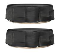 Mokuyary Coprisedili per soggiorno, isola, 2 pezzi, 10 occhielli, Ø236 x 67 cm, rotonda, per tavolo da giardino, copertura di protezione per mobili da esterno, sedia