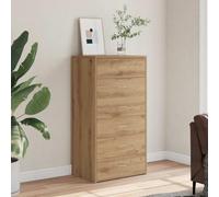 Mokuyary Credenza con 6 cassetti, rovere Artisan, 50 x 34 x 96 cm, credenza moderna per il soggiorno e la camera da letto