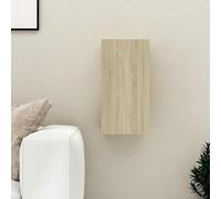 Mokuyary Mobiletto porta TV per intrattenimento media center console soggiorno mobili in rovere Sonoma 30,5 x 30 x 60 cm in legno ingegnerizzato