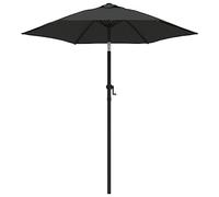 Mokuyary Ombrellone Antracite 200x224 cm Alluminio Giardino