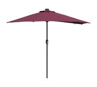 Mokuyary Ombrellone da giardino Sabbia 294 x 150 x 223 cm Poliestere e Acciaio Balcone