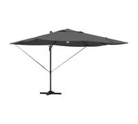 Mokuyary Ombrellone Sabbia 351x250x253 cm Poliestere e Alluminio Giardino | Protezione solare per esterno, terrazza, piscina, spiaggia, ristoranti, balcone