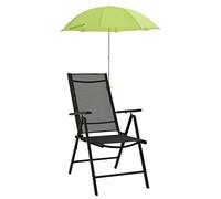 Mokuyary Ombrelloni per sedia da campeggio 2 pezzi, verde 105 cm, ombrellone da esterno per terrazza, piscina, spiaggia, ristoranti, balcone