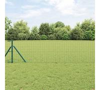 Mokuyary Recinzione euro, verde, 0,6 x 25 m, in ferro rivestito in PVC, protezione da sguardi indiscreti, recinto da giardino per paesaggio, giardino, terrazza esterna, decorazione -C