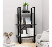 Mokuyary Scaffale per magazzini, grigio, 60 x 30 x 105 cm, in legno per carichi pesanti, cantine, scaffalature da officina, per soggiorno, camera da letto, cucina