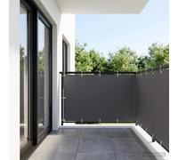 Mokuyary Schermo Privacy per Balcone 1,2x15 m Giardino C | Parabrezza vista per balcone, protezione antivento per giardino esterno terrazza