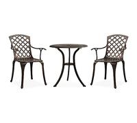 Mokuyary Set Bistro 3 pezzi Alluminio Casting Bronzo Mobili A