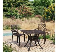 Mokuyary Set Bistro 3 pezzi Alluminio Casting Bronzo Mobili G