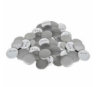 Mokuyary Set Lamiere fai da te, Pulsante Pin Rotondo Vassoi Button fornisce parti del pulsante posteriore per il processo fai da te della macchina di fabbricazione di bottoni Lamiere 500 unità 58 mm