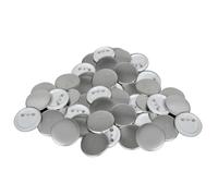Mokuyary Set Lamiere fai da te, Pulsante Pin Rotondo Vassoi Button fornisce parti del pulsante posteriore per il processo fai da te della macchina di fabbricazione di bottoni Lamiere 500 unità 58 mm