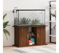 Mokuyary Supporto per acquario, effetto quercia, 101 x 41 x 58 cm, in legno per acquario, con 2 ante e scomparti, per acquario, soggiorno
