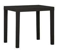 Mokuyary Tavolo da giardino Antracite 79x65x72 cm Plastica Balcone