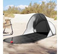 Mokuyary Tenda da Spiaggia Grigio retrattile impermeabile Esterno | Rifugio solare facile da installare e portatile per viaggi, terrazza, campeggio
