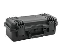 Mokuyary Valigia da volo portatile nera 46,5 x 21,5 x 17,5 cm PP Custodia rigida con inserti in schiuma rimovibili, custodia per il trasporto Custodia di protezione