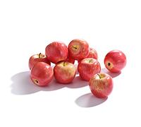 Mokyler - Frutta artificiale, 10 mele di frutta artificiale, mele rosse, falso frutta decorativa per casa, feste, fotografie, decorazioni per matrimoni